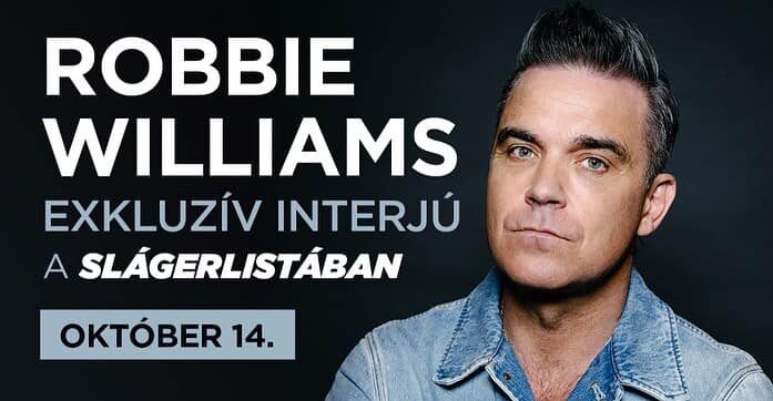 Robbie Williams exkluzív interjút adott a SlágerFM-nek