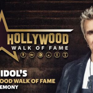 Billy Idol Hollywood Walk of Fame