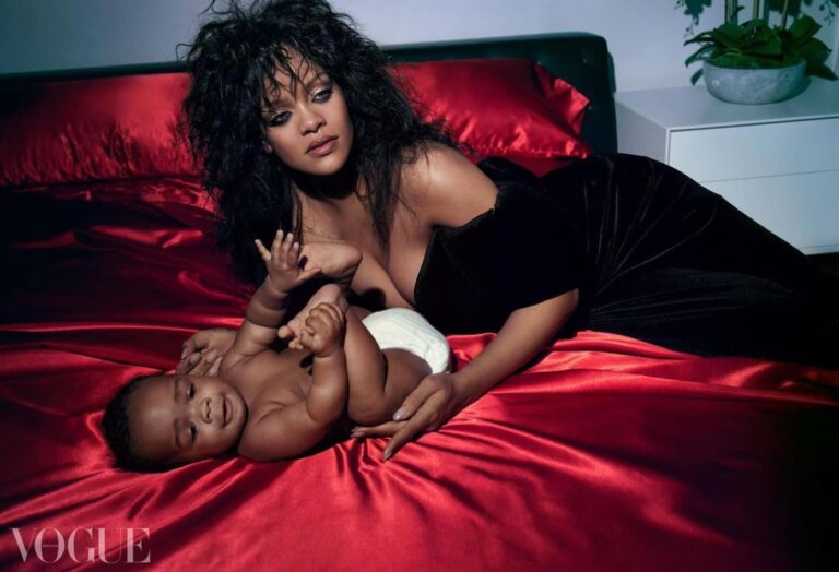 Rihanna csodálatos családjával a brit Vogue címlapján